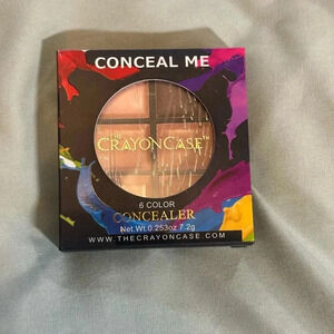 The Crayon Case Conceal‎ Me 6 Color Concealer Palette Makeup Face Beauty